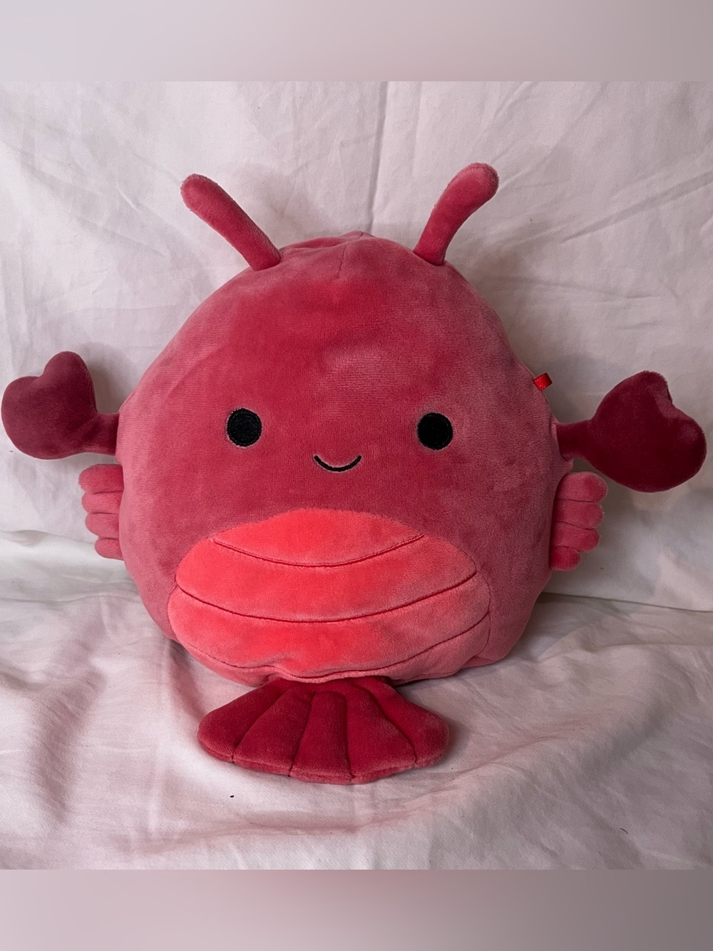 Squishmallows Lorono the Lobster Plush 8" Red Sea Life Kellytoy
